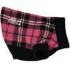 Highline Fleece Dog Coat - Pink and Black Plaid